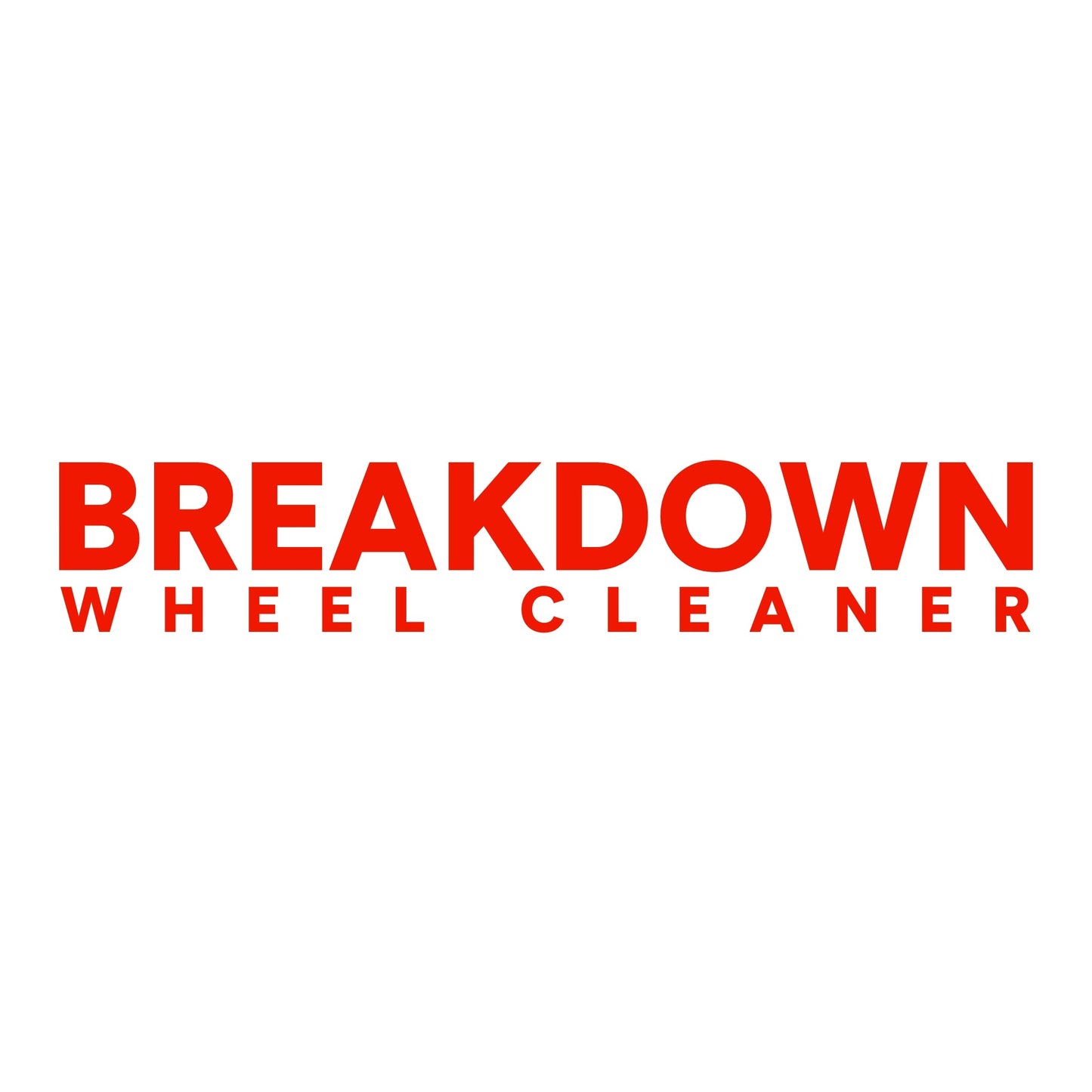 Breakdown (Wheel Cleaner)
